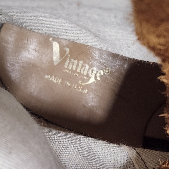 Vintage Shoe Company Molly Jump Boot 8.5 Made in USA Canvas Leather Heritage - Picture 14 of 16